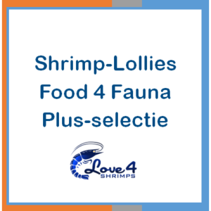 Shrimp-Lollies Food 4 Fauna Plus-selectie